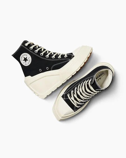 Converse Chuck 70 De Luxe Wedge Women Sneakers Black USA | C-38764909