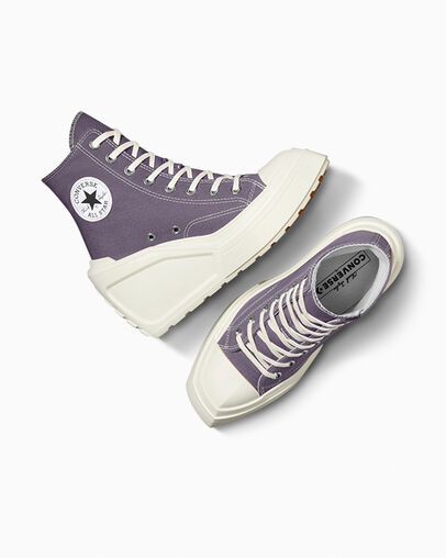 Converse Chuck 70 De Luxe Wedge Women Sneakers Lavender Grey / Black USA | C-85934609