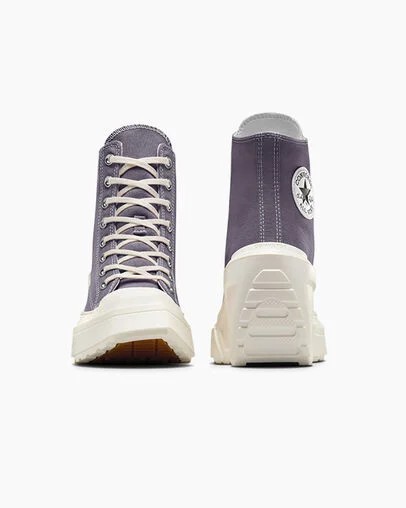 Converse Chuck 70 De Luxe Wedge Women Sneakers Lavender Grey / Black USA | C-85934609