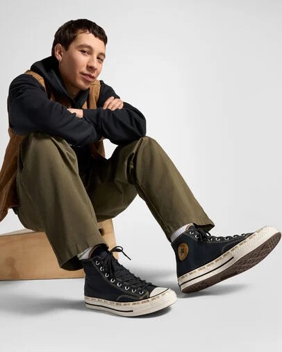 Converse Chuck 70 GORE-TEX Men Boots Black / Brown USA | C-53890429
