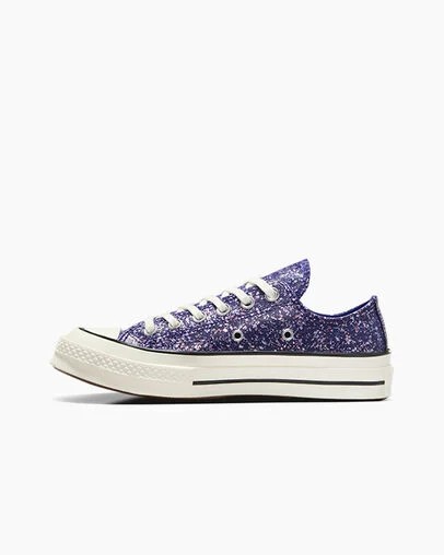 Converse Chuck 70 Glitter Women Sneakers Purple / Black USA | C-07395619