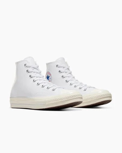 Converse Chuck 70 Leather Men Sneakers White USA | C-49276819