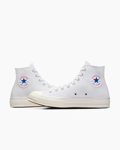 Converse Chuck 70 Leather Men Sneakers White USA | C-49276819
