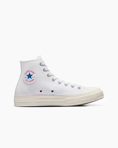 Converse Chuck 70 Leather Men Sneakers White USA | C-49276819