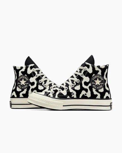 Converse Chuck 70 Leopard Remix Women Sneakers Black USA | C-30957819