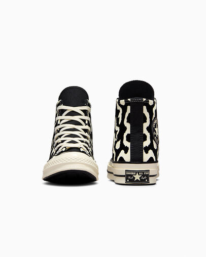 Converse Chuck 70 Leopard Remix Women Sneakers Black USA | C-30957819