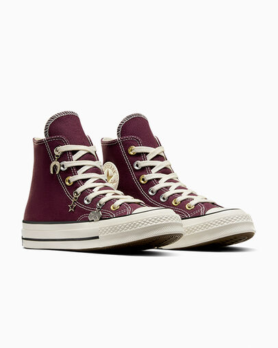 Converse Chuck 70 Luck Charms Women Sneakers Purple / Gold USA | C-95738609