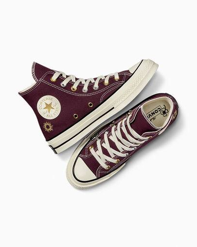 Converse Chuck 70 Luck Charms Women Sneakers Purple / Gold USA | C-95738609