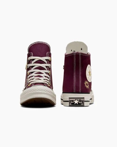Converse Chuck 70 Luck Charms Women Sneakers Purple / Gold USA | C-95738609