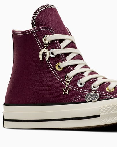 Converse Chuck 70 Luck Charms Women Sneakers Purple / Gold USA | C-95738609