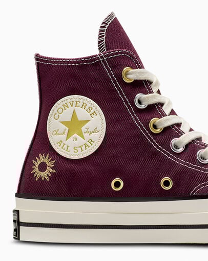 Converse Chuck 70 Luck Charms Women Sneakers Purple / Gold USA | C-95738609