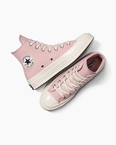 Converse Chuck 70 Pearls & Studs Women Sneakers Grey / Pink USA | C-89372459