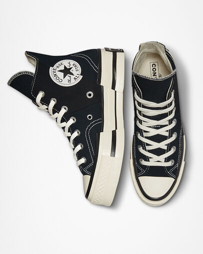 Converse Chuck 70 Plus Women Sneakers Black USA | C-64209539