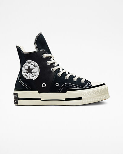 Converse Chuck 70 Plus Women Sneakers Black USA | C-64209539