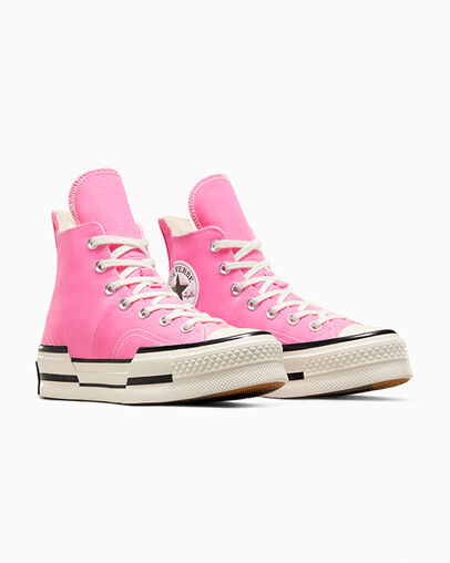Converse Chuck 70 Plus Women Sneakers Pink / Black USA | C-12389549