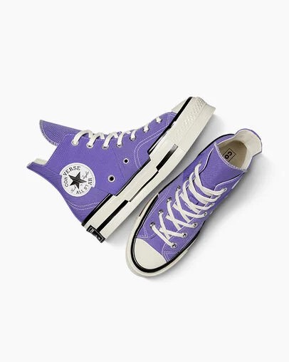 Converse Chuck 70 Plus Women Sneakers Purple / Black USA | C-06953729