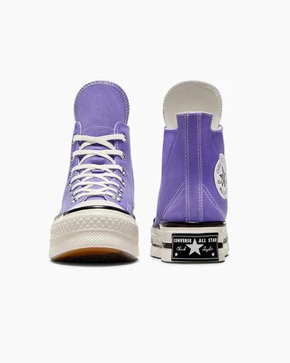 Converse Chuck 70 Plus Women Sneakers Purple / Black USA | C-06953729