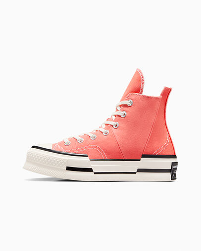 Converse Chuck 70 Plus Women Sneakers White / Black USA | C-23961479