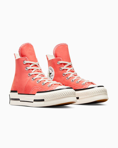 Converse Chuck 70 Plus Women Sneakers White / Black USA | C-23961479