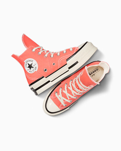 Converse Chuck 70 Plus Women Sneakers White / Black USA | C-23961479