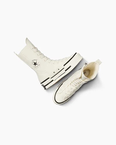 Converse Chuck 70 Plus XHi Men Sneakers White / Black USA | C-17356289