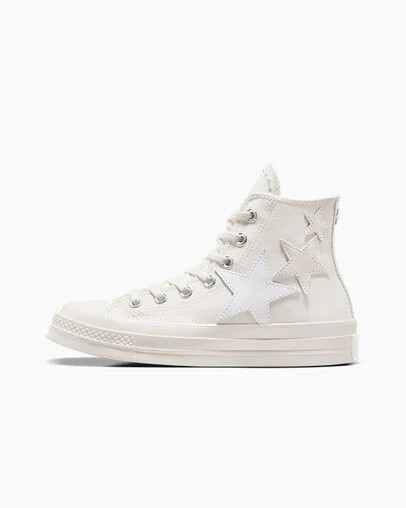 Converse Chuck 70 Stars Men Sneakers White / Beige USA | C-16938549