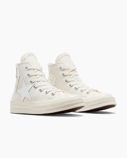Converse Chuck 70 Stars Men Sneakers White / Beige USA | C-16938549