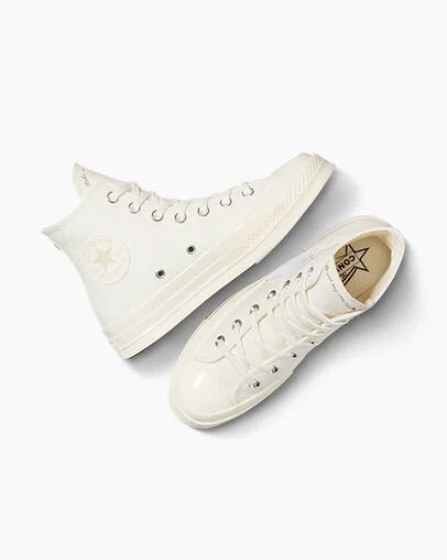Converse Chuck 70 Stars Men Sneakers White / Beige USA | C-16938549