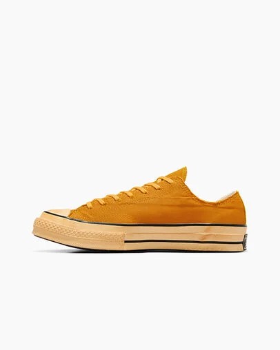 Converse Chuck 70 Upcycled Men Tennis Shoes Yellow / Black USA | C-95847619