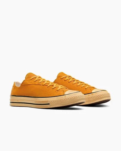 Converse Chuck 70 Upcycled Men Tennis Shoes Yellow / Black USA | C-95847619