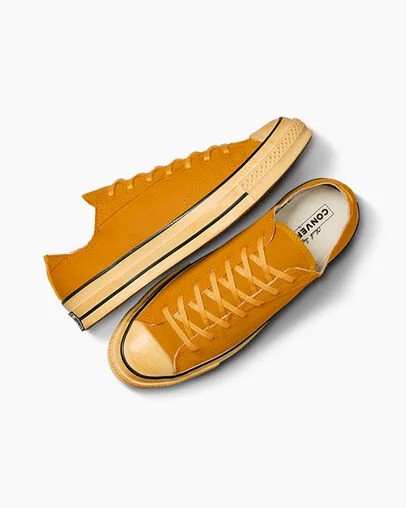 Converse Chuck 70 Upcycled Men Tennis Shoes Yellow / Black USA | C-95847619