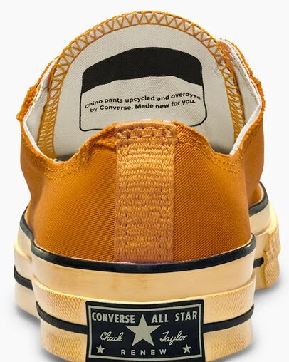 Converse Chuck 70 Upcycled Men Tennis Shoes Yellow / Black USA | C-95847619
