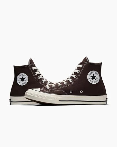 Converse Chuck 70 Women Canvas Shoes Dark Brown / Black USA | C-23678149