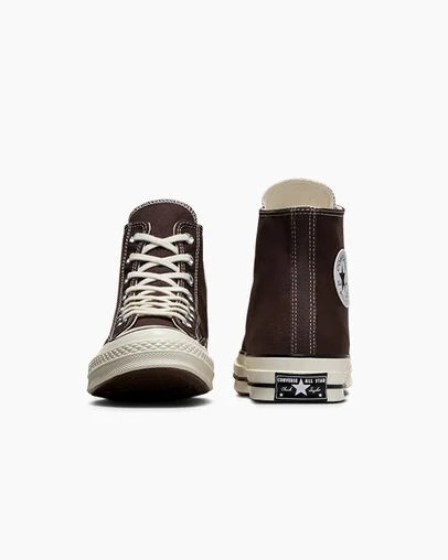 Converse Chuck 70 Women Canvas Shoes Dark Brown / Black USA | C-23678149