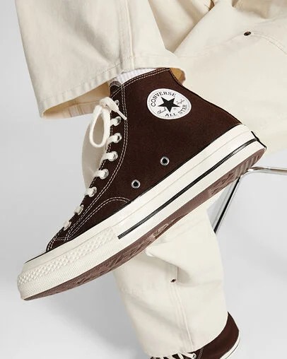 Converse Chuck 70 Women Canvas Shoes Dark Brown / Black USA | C-23678149