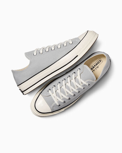 Converse Chuck 70 Women Canvas Shoes Grey / Black USA | C-86129459