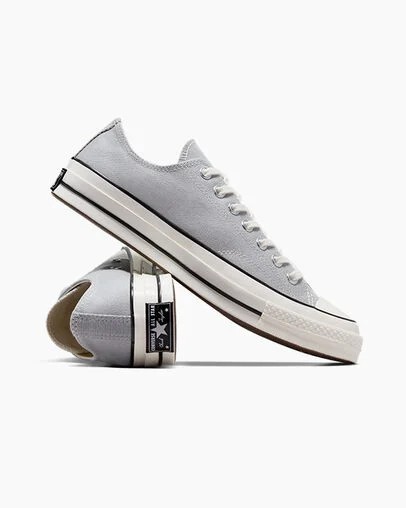 Converse Chuck 70 Women Canvas Shoes Grey / Black USA | C-86129459