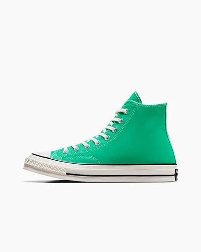 Converse Chuck 70 Women Canvas Shoes Green / Black USA | C-81329079