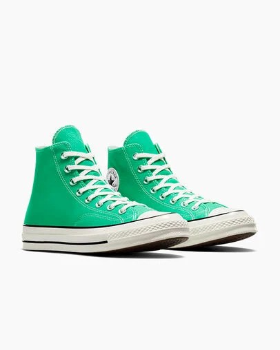 Converse Chuck 70 Women Canvas Shoes Green / Black USA | C-81329079
