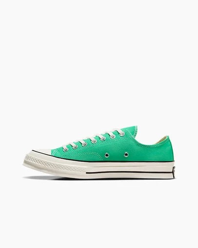 Converse Chuck 70 Women Canvas Shoes Green / Black USA | C-93206459