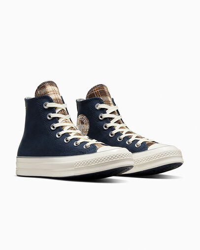 Converse Chuck 70 Women Canvas Shoes Navy / Grey USA | C-14025389