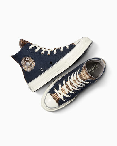 Converse Chuck 70 Women Canvas Shoes Navy / Grey USA | C-14025389