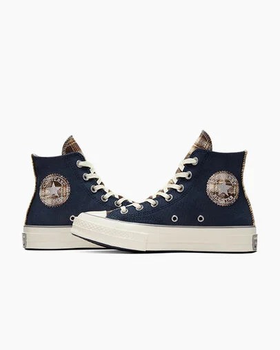 Converse Chuck 70 Women Canvas Shoes Navy / Grey USA | C-14025389