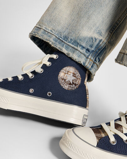 Converse Chuck 70 Women Canvas Shoes Navy / Grey USA | C-14025389