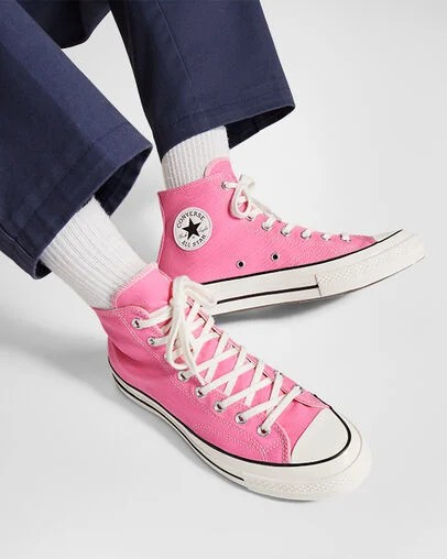 Converse Chuck 70 Women Canvas Shoes Pink / Black USA | C-84726139