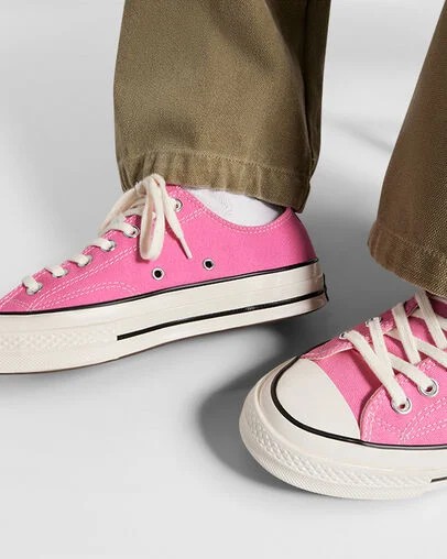 Converse Chuck 70 Women Canvas Shoes Pink / Black USA | C-83714659