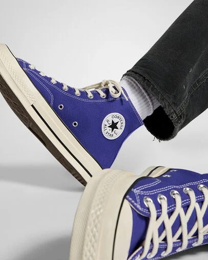 Converse Chuck 70 Women Canvas Shoes Purple / Black USA | C-82549379