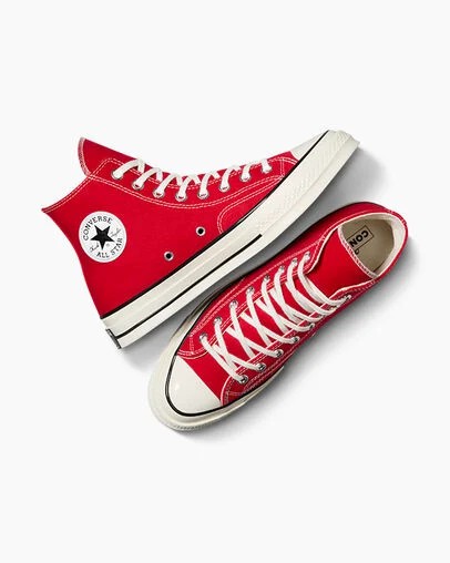 Converse Chuck 70 Women Canvas Shoes Red / Black USA | C-87630129
