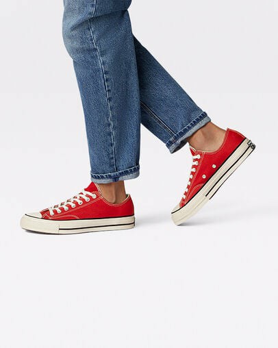 Converse Chuck 70 Women Canvas Shoes Red / Black USA | C-79615489