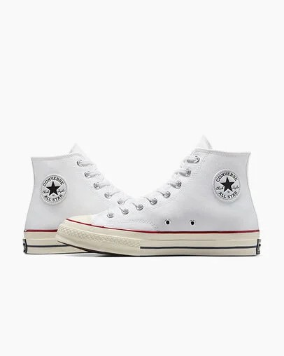 Converse Chuck 70 Women Canvas Shoes White / Dark Red USA | C-19067539